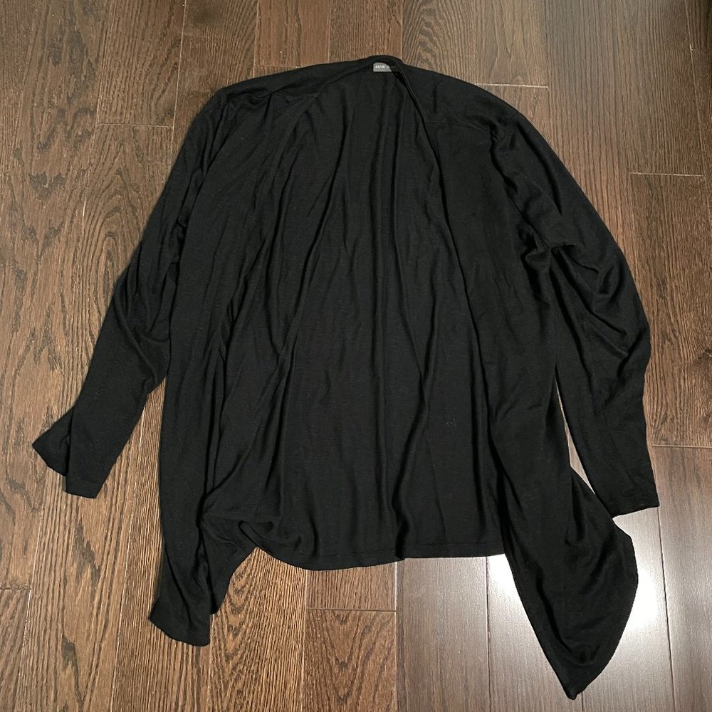 Blue Motion Long Black Ultra Soft Cardigan